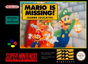 Mario Is Missing! (Europe) box cover front